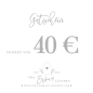 Preview: Geschenkgutschein Wert 40 €